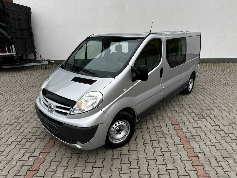 Nissan Primastar Trafic 2.0_Brygadówka_ 5os_Opłacony_195tys km!!