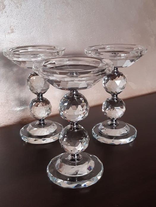 Świeczniki kryształowe Glamour Home&You