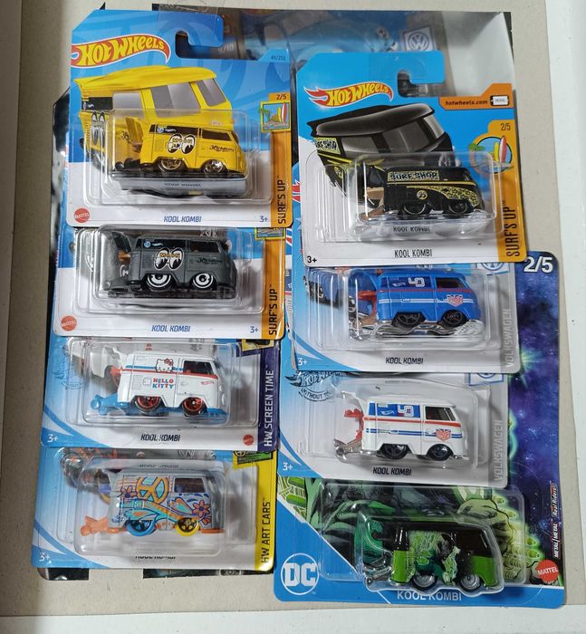 Hot Wheels T1 & Kool Kombis & Volkswagen Diversas
