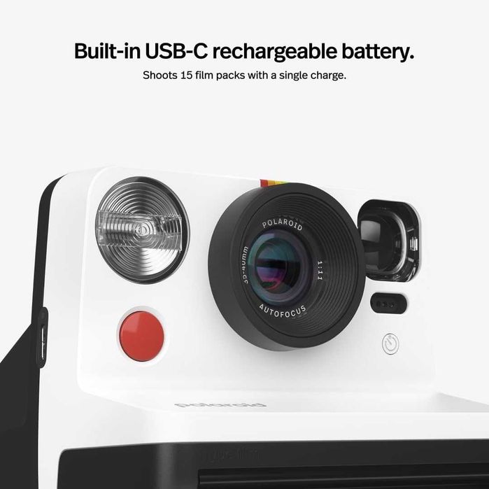 Polaroid Now Gen 2 Black&White 9072 нова камера миттєвого друку