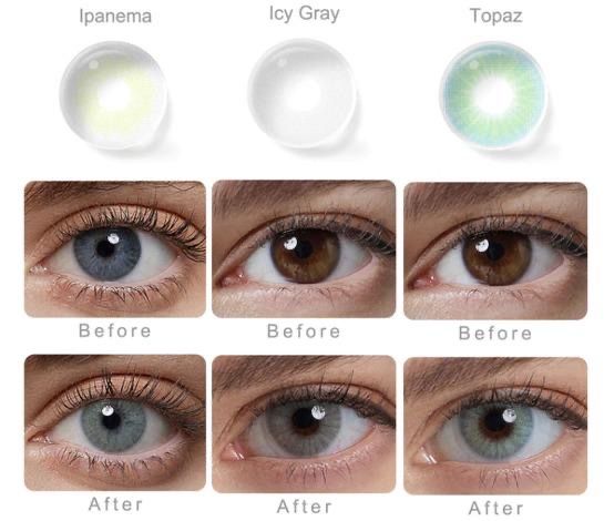 Lentes de contacto coloridas