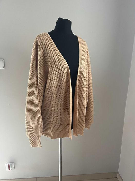 Missguided nowy sweter bez zapiecia 42/44 piekny narzutka