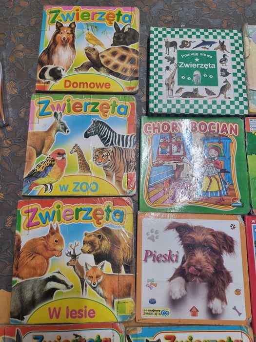 Ksiazeczki dla dziecka 16sztuk + gratisy