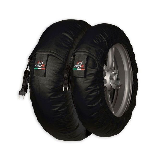 mantas termicas aquecedores de pneus capit mini pit bike / scooter,