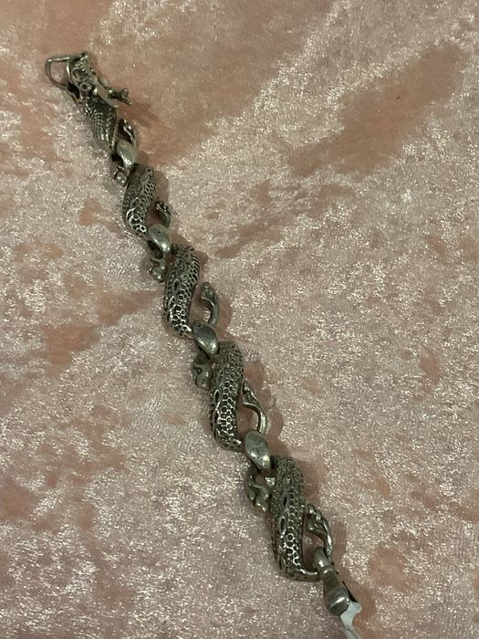 Pulseira dragão em prata 925.  Anúncios abaixo