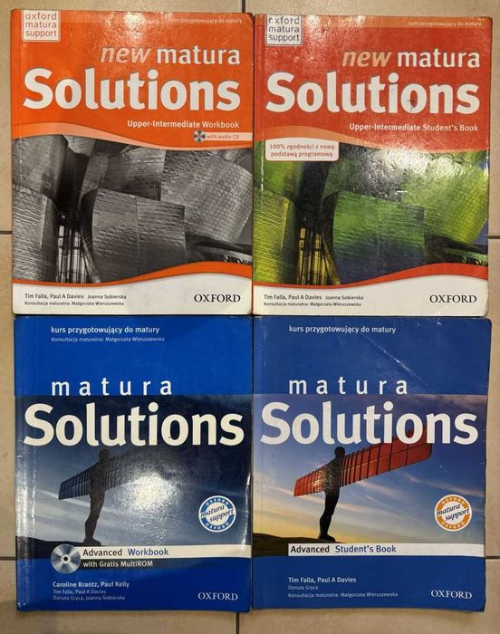 Matura Solutions, New Matura Solutions Upper-Intermediate z CD UŻYWANE