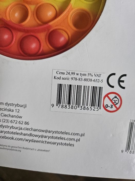 Ksiazka zwierzeta na wsi twarda oprawa pop it