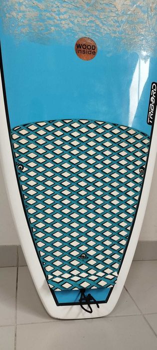 Prancha de Surf Tribord 6'8" Epoxy (Wood Inside) + Capa Acolchoada