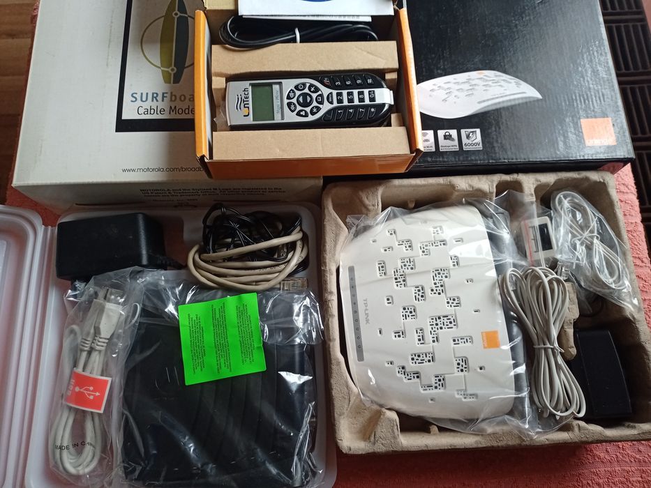 Modem Router wifi kablowy TP-Link Motorola Skype
