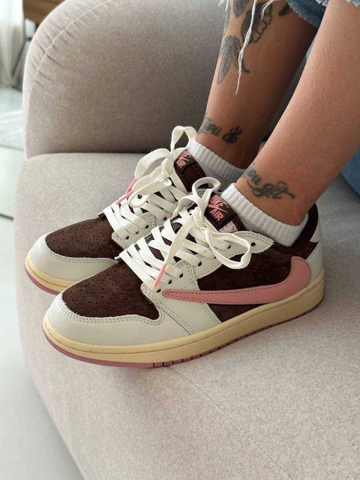 SALE! Nike Air Jordan 1 x Travis Scott Pink Oxford 36 37 38 39 40