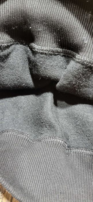 Czarna bluza dresowa męska młodzieżowa premium ocieplana nike XL
