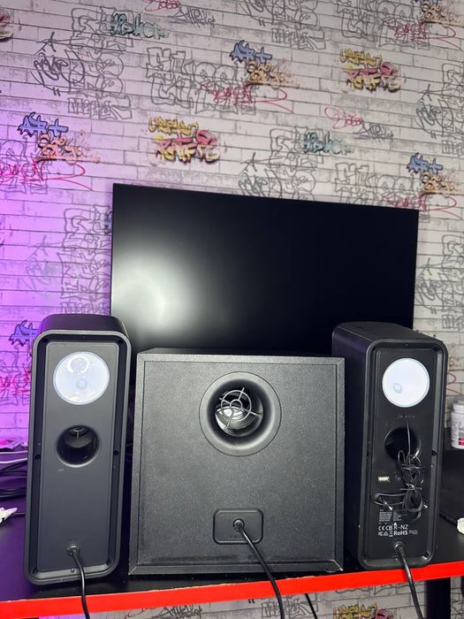 Zestaw głośników Vertux SonicThunder-80 2.1 LED Black