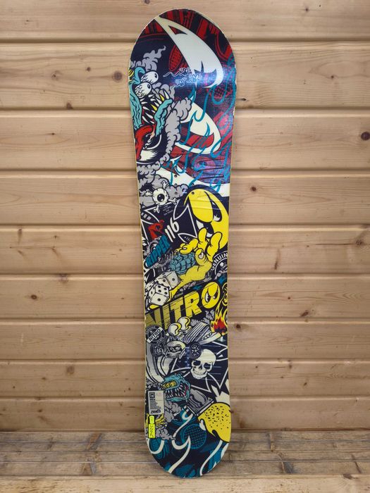 Deska snowboardowa Nitro Ripper 116 cm + wiązania (A02)