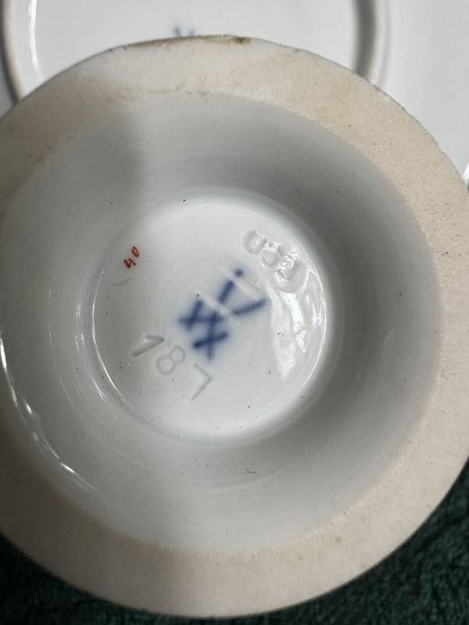 Meissen  - kwiatowe duo