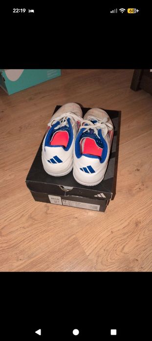 Chuteiras Futsal Sintético Adidas Speed Portal Brancas