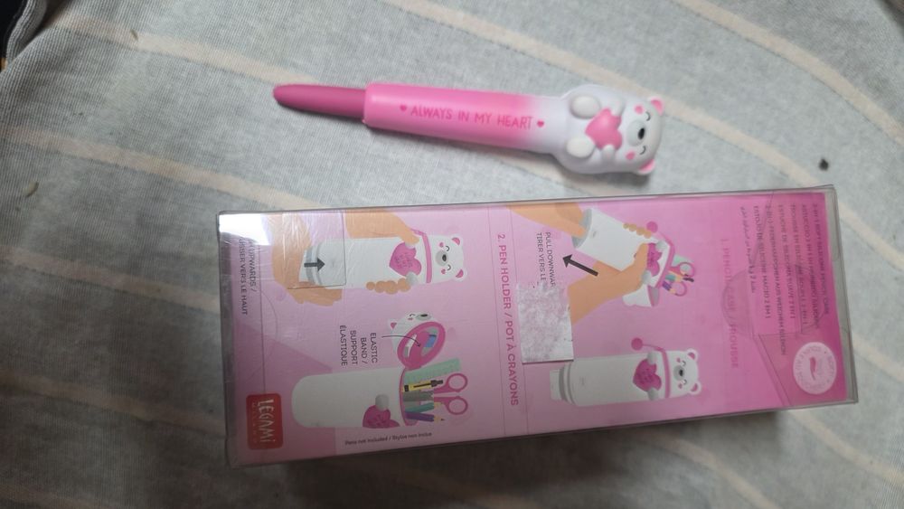 Estojo legami e caneta squezze descontinuado