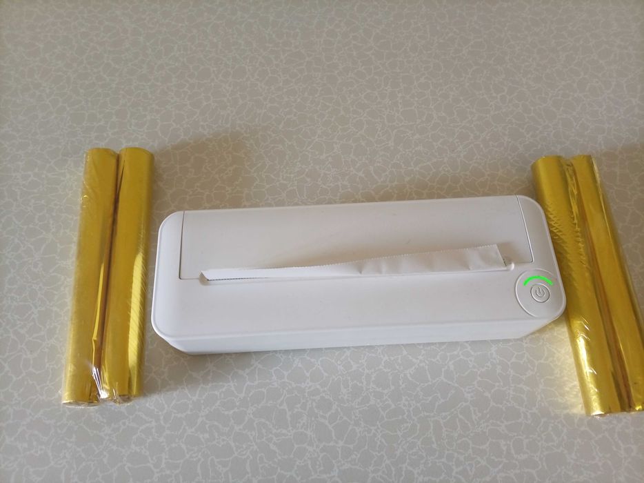 Impressora Térmica Portátil + Rolos Extra Incluídos