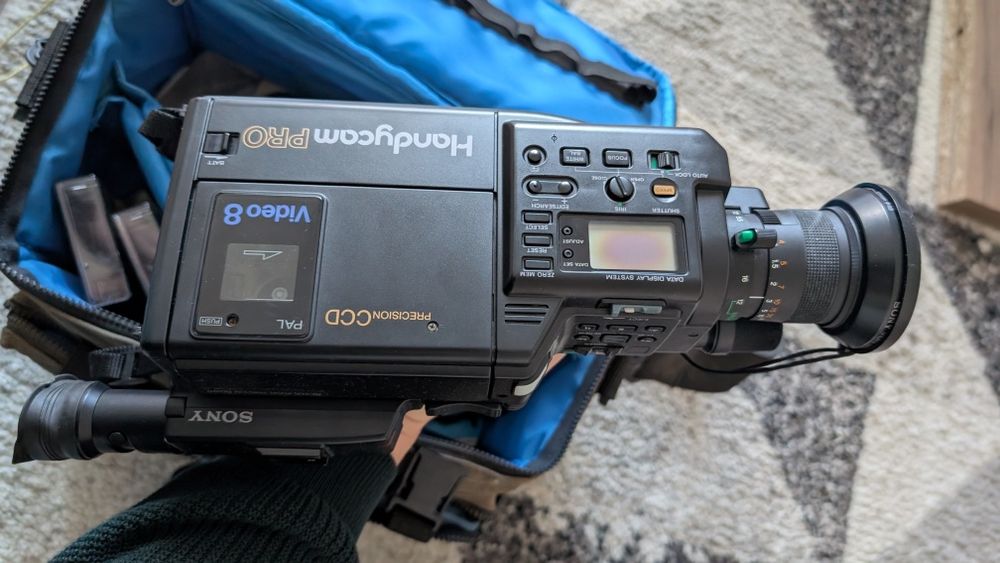 Câmeras de filmar antigas Sony