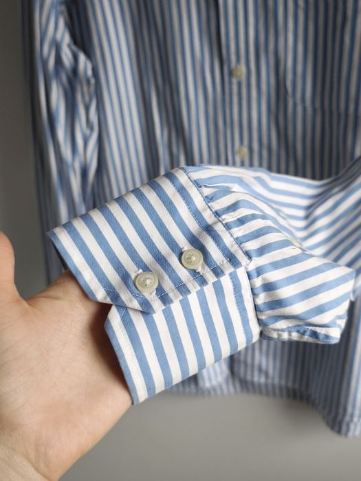 Tommy Hilfiger męska koszula w paski błękitna M