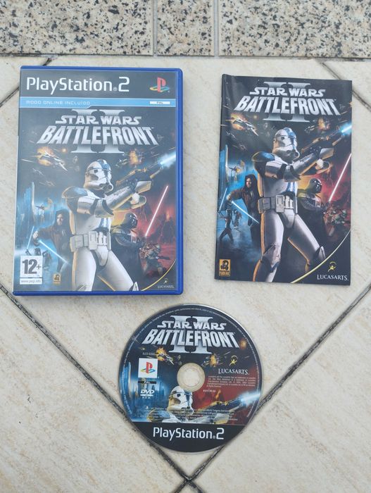 Jogo Star Wars: Battlefront II PS2 - Original Completo (CIB)