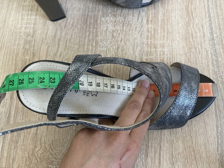 Sandaly damskie Verra Pelle na slupku rozmiar 40