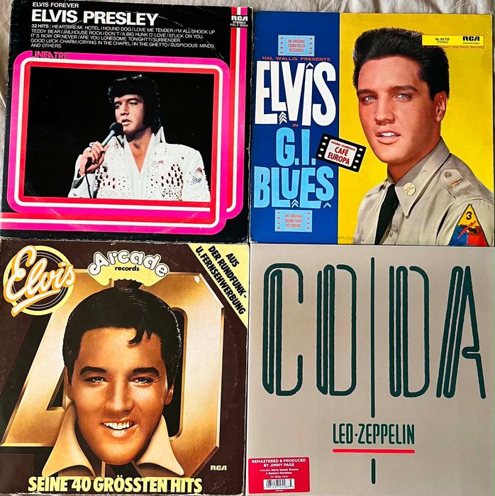Платівки Elvis Presley Chuck Berry The Beatles Buddy Holly Bob Dylan The Beach Boys, etc