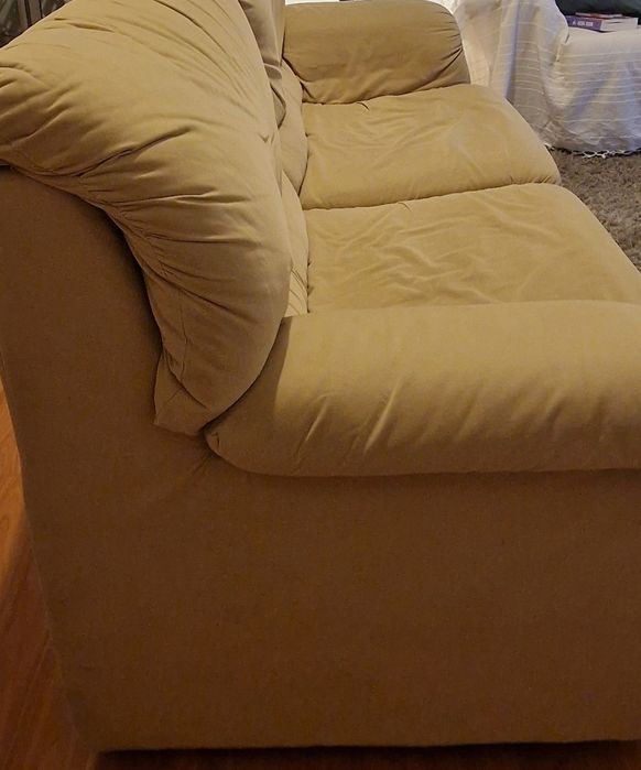 2 Sofás pele de Pêssego