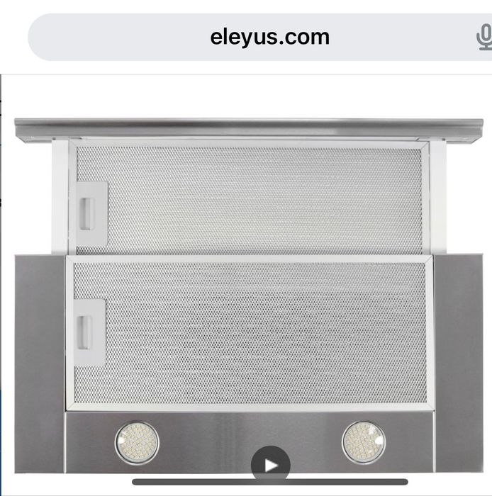 Витяжка Телескопічна витяжка ELEYUS STORM 1200 LED SMD