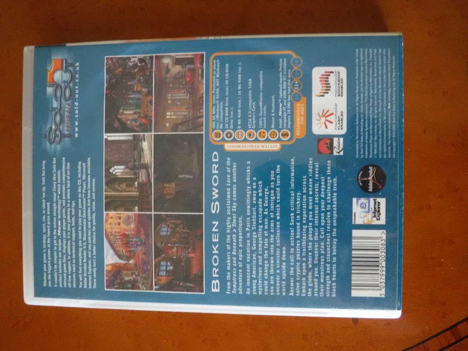 Broken Sword - The Shadow of the Templars - PC CD Rom