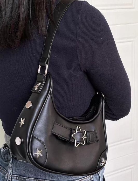 Жіноча сумка y2k чорна