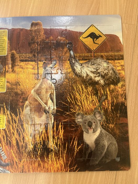 Книга с пазлами «Удивительные животные»