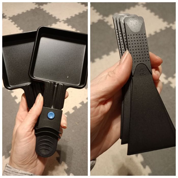 4 szt spachulki 4 patelnie do grilla elektrycznego