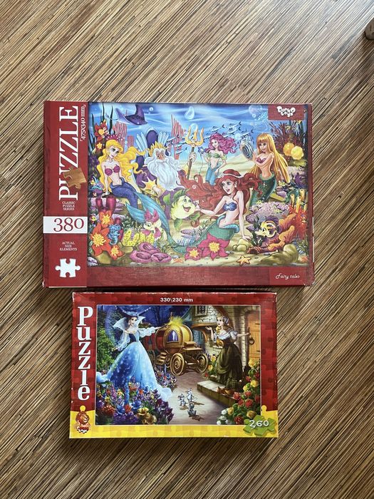 Пазли пазл дитячмй русалочка попелюшка