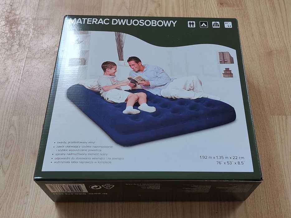 Materac dwuosobowy 192x135x22