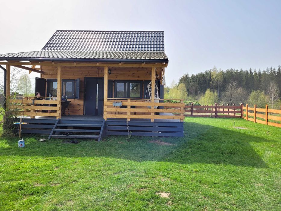 Miodowy Domek Sauna, Jacuzzi, Rybki,Las, Rowery,Sup
