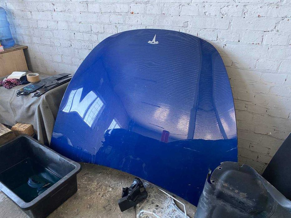 Капот Tesla Model 3 білий синій графіт