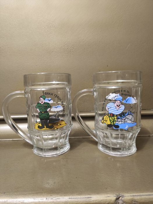 Пивні бокали.Нові.Скло