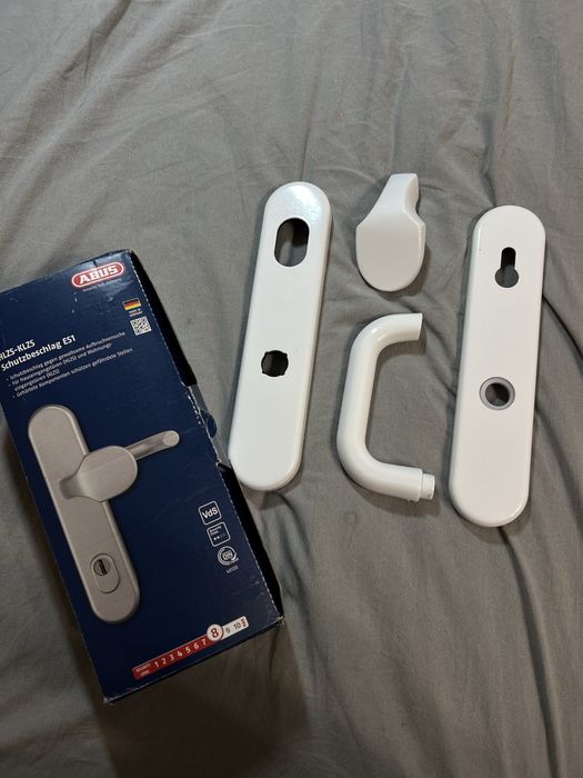 Klamka Abus HLZS814W Biała, Nowa