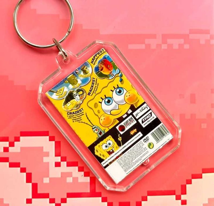 Brelok SpongeBob SquarePants - mini okładka gry PS2