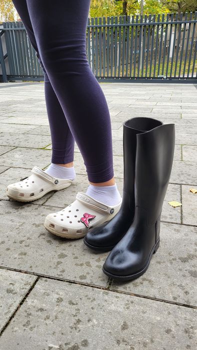 Gumiaki Kalosze Gumowce Decathlon 33 oficerki stan bdb