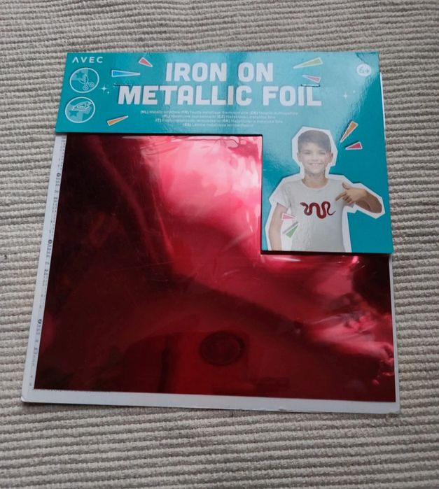 Metaliczne naprasowanki na ubrania Avec