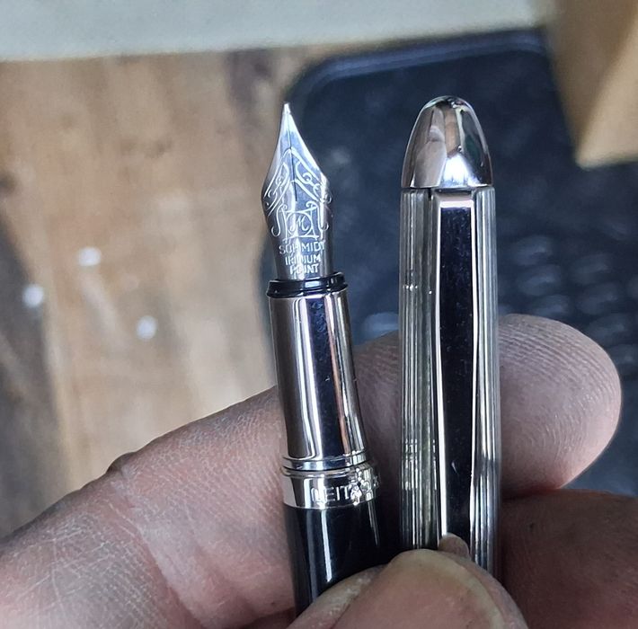 Caneta tinteiro Leitão & Irmão e Esferográfica  Pelikan 4 cores