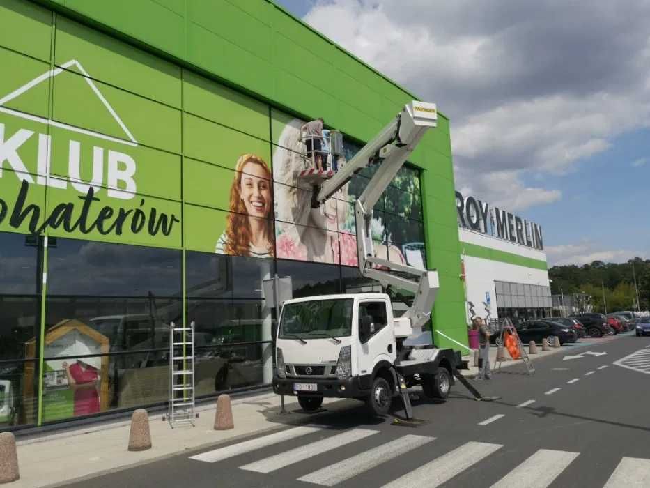 Podnośnik koszowy, wycinka drzew, podnośniki koszowe, zwyżka