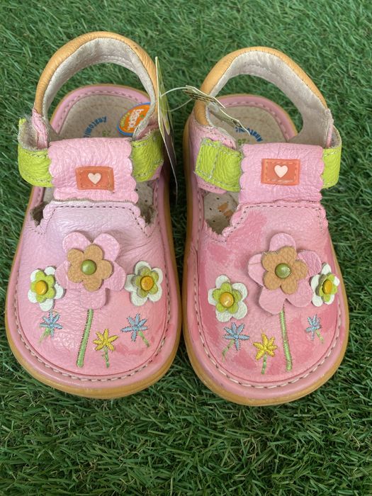 Sandalias Beppi menina tamanho 25 pele natural