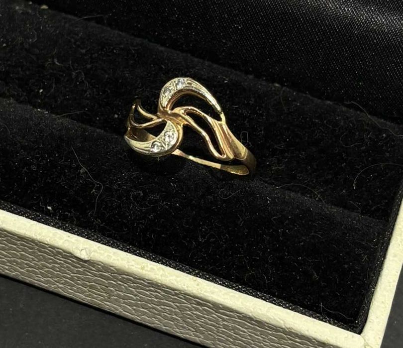 ZŁOTO - pierścionek 585/1,58g R17