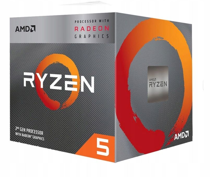 outlet procesor amd ryzen 5 3400g 4x3.70-4.20ghz box 8 wątków + chłodzenie