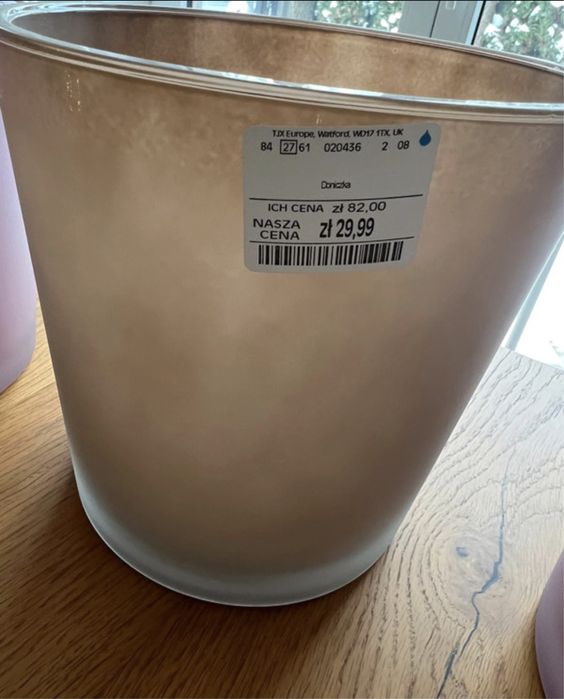 Doniczki szklane 3szt