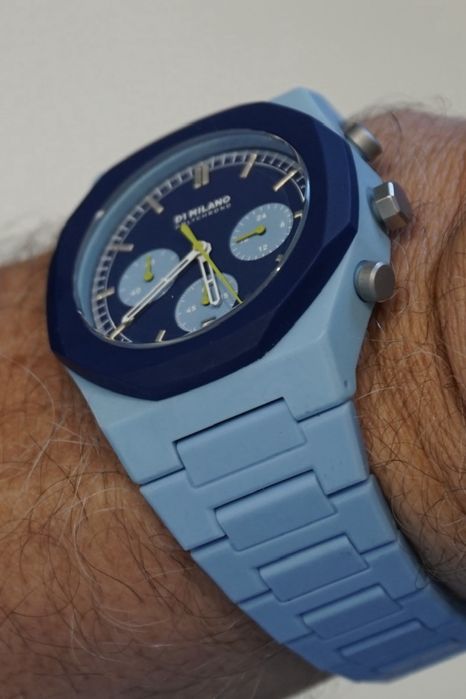 D1 MILANO Men's Blue Polycarbonate Watch Quartz. D1-PHBJ03