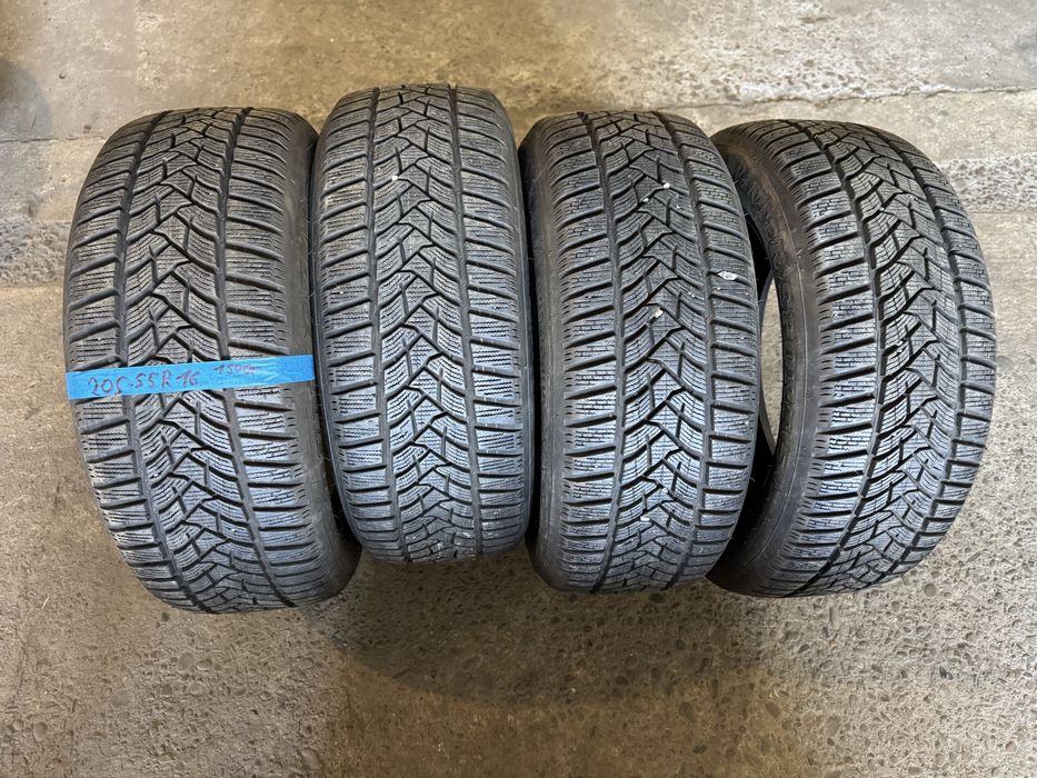 Шини DUNLOP 205/55R16 Резина Колеса 2018р 7.4mm два 7.1mm