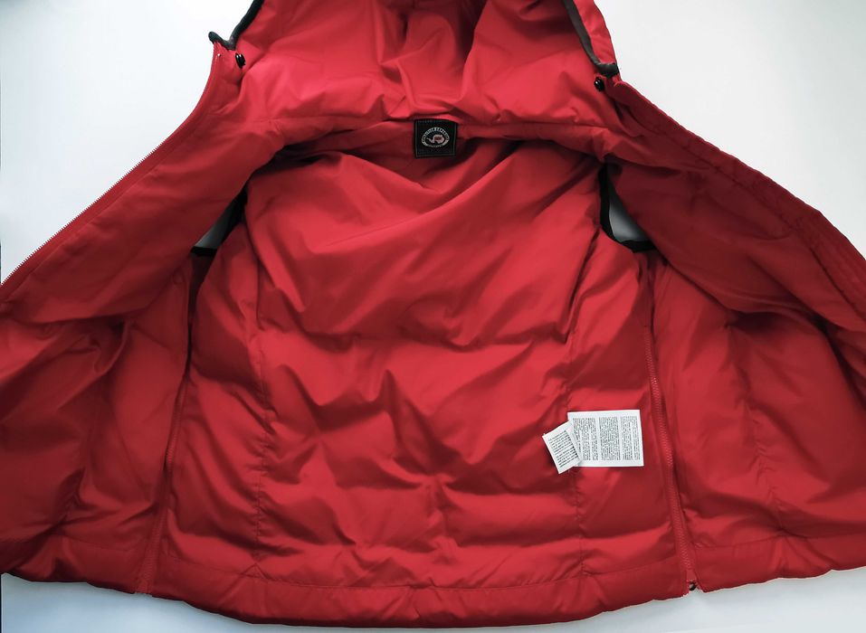 Napapijri kamizelka czerwona puch nat. S